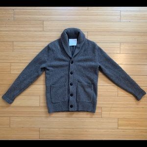 Banana Republic yak/alpaca/merino blend cardigan. Super cozy!